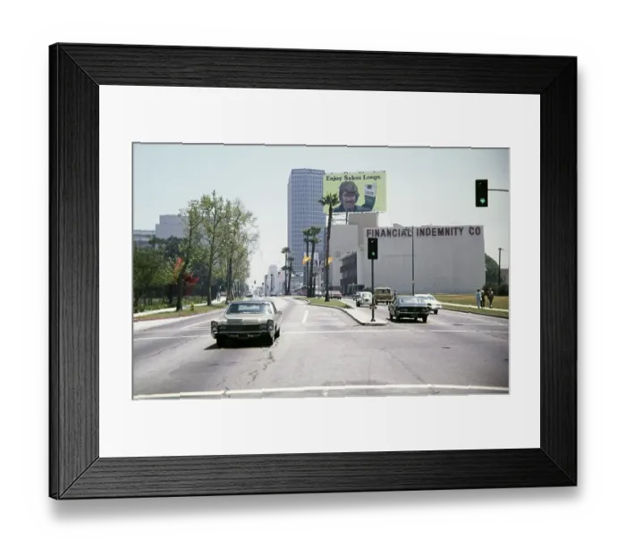 Framed Print : Historic classic cars on a city street, probably in San Francisco, California, USA 1976 Salem cigarette advert Framed Print : Historic classic cars on a city street, probably in San Francisco, California, USA 1976 Salem cigarette advert