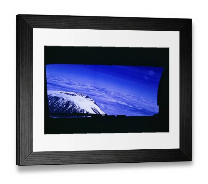Framed Print : View from an aeroplane flying over Kilimanjaro, Africa 1960s or early 1970s Framed Print : View from an aeroplane flying over Kilimanjaro, Africa 1960s or early 1970s