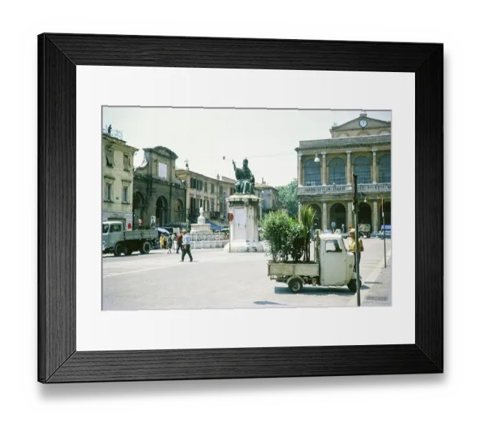Framed Print : Fountain 1543 and statue by Paulo Burchesio, Piazza Cavour, Rimini, Emilia Romagna region, Italy 1969 Framed Print : Fountain 1543 and statue by Paulo Burchesio, Piazza Cavour, Rimini, Emilia Romagna region, Italy 1969