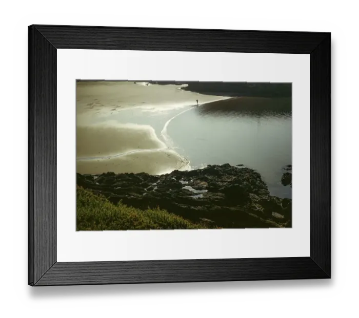 Framed Print : Porth Trecastell beach, Anglesey, North Wales, UK 1966
