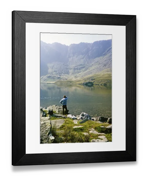 Framed Print : Llyn Y Cwn, Llyn Idwal Lake, Cwm Idwal, Glyderau Mountains, Snowdonia, North Wales, Great Britain 1966 Framed Print : Llyn Y Cwn, Llyn Idwal Lake, Cwm Idwal, Glyderau Mountains, Snowdonia, North Wales, Great Britain 1966