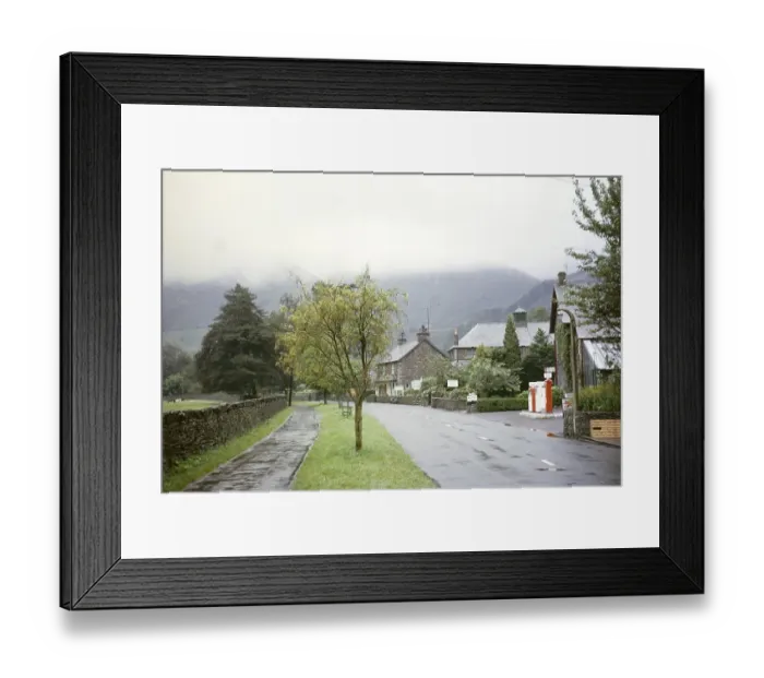 Framed Print : Grasmere village, Lake District, England, 1963 Framed Print : Grasmere village, Lake District, England, 1963