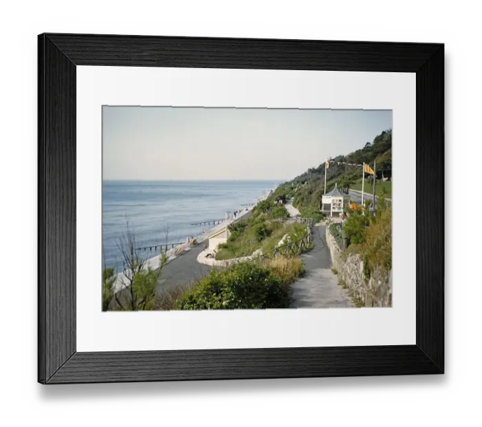 Framed Print : View to the west of Marine Walk, Folkestone, Kent, England, Great Britain, early 1960s