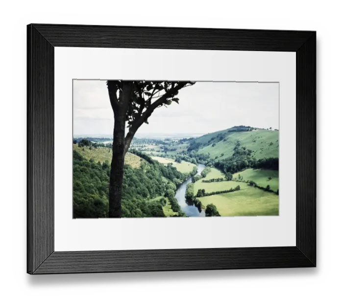 Framed Print : River Wye, Symonds Yat, Herefordshire, England, UK 1959
