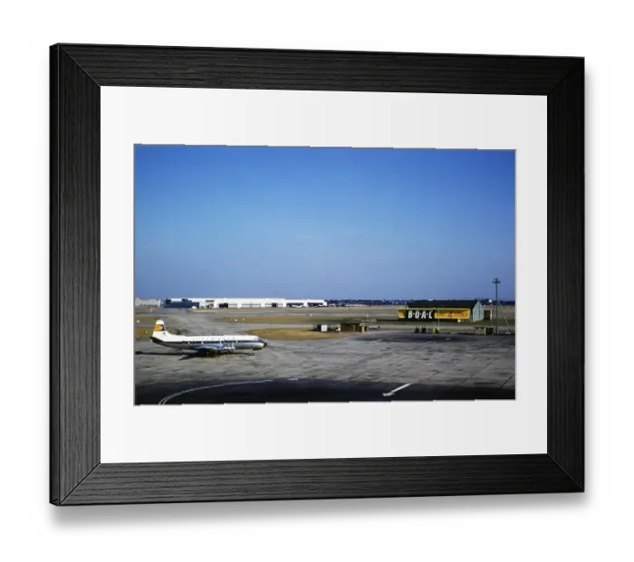 Framed Print : Lufthansa aircraft Vickers Viscount 814, Heathrow Airport, London, England, United Kingdom, July 1959, Europe