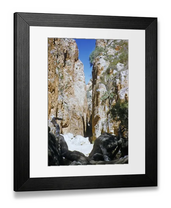Framed Print : Standley Chasm Gorge, West MacDonnell Ranges, Northern Territory, Australia Expedition of the Melbourne Grammar School 1956 Framed Print : Standley Chasm Gorge, West MacDonnell Ranges, Northern Territory, Australia Expedition of the Melbourne Grammar School 1956