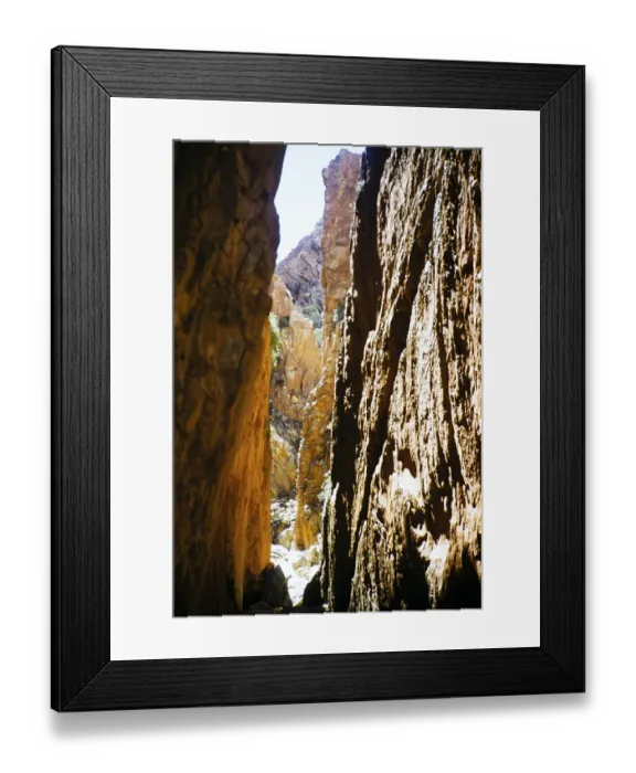 Framed Print : Standley Chasm Gorge, West MacDonnell Ranges, Northern Territory, Australia Expedition of the Melbourne Grammar School 1956
