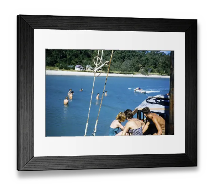 Framed Print : Melbourne Grammar School expedition to Queensland, Australia, 1956 Baden, Happy Bay, Whitsunday Islands, Oceania Framed Print : Melbourne Grammar School expedition to Queensland, Australia, 1956 Baden, Happy Bay, Whitsunday Islands, Oceania