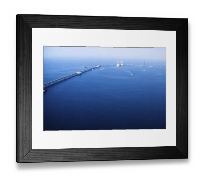 Framed Print : Oil industry in the Ras Tanura area, Saudi Arabia, offshore pier under construction 1979, Asia Framed Print : Oil industry in the Ras Tanura area, Saudi Arabia, offshore pier under construction 1979, Asia