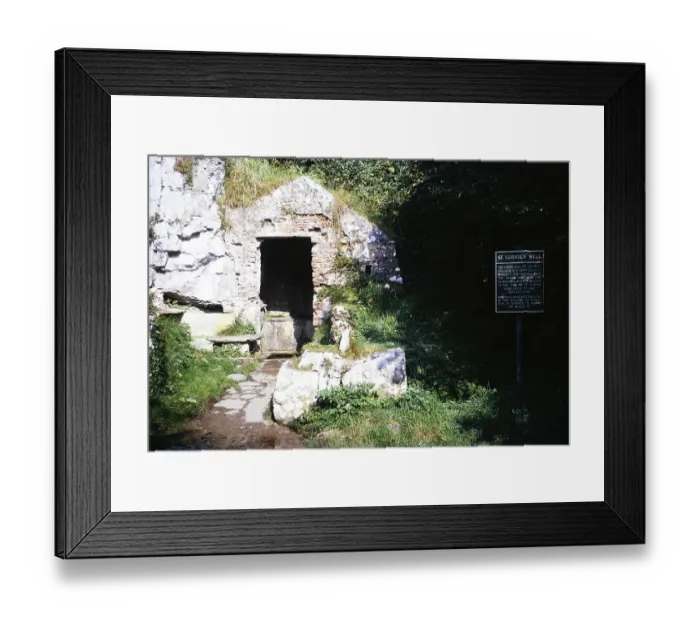 Framed Print : St Seiriol's Well, Penmon, Isle of Anglesey, North Wales, UK 1966