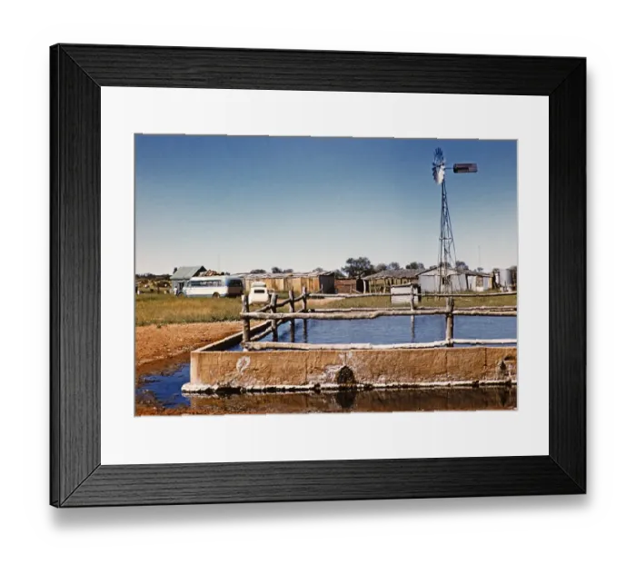 Framed Print : Expedition of the Melbourne Grammar School, Northern Territory, Australia, 1956, overnight stay at the Curtin Springs cattle station, Oceania