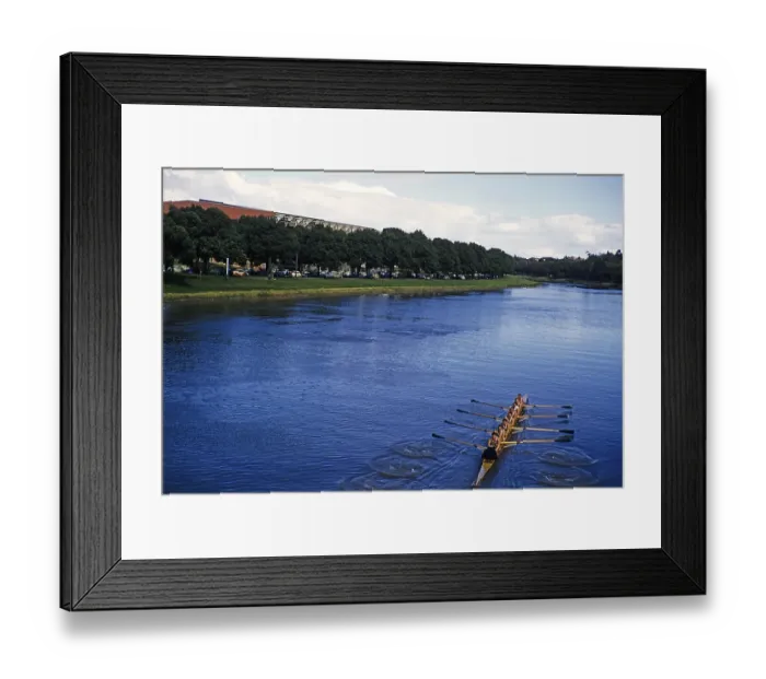 Framed Print : Rowers in a men's eight on the Yarra River, possibly in connection with the Henley on Yarra regatta, Melbourne, Victoria, Australia, 1956, Oceania Framed Print : Rowers in a men's eight on the Yarra River, possibly in connection with the Henley on Yarra regatta, Melbourne, Victoria, Australia, 1956, Oceania