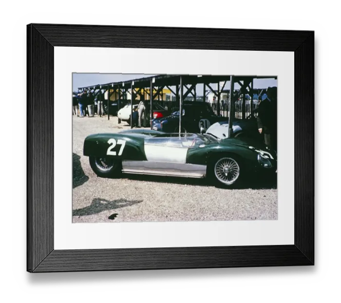 Framed Print : Goodwood BARC race 18 May 1963, Lotus Climax racing car John Coundley Racing Partnership