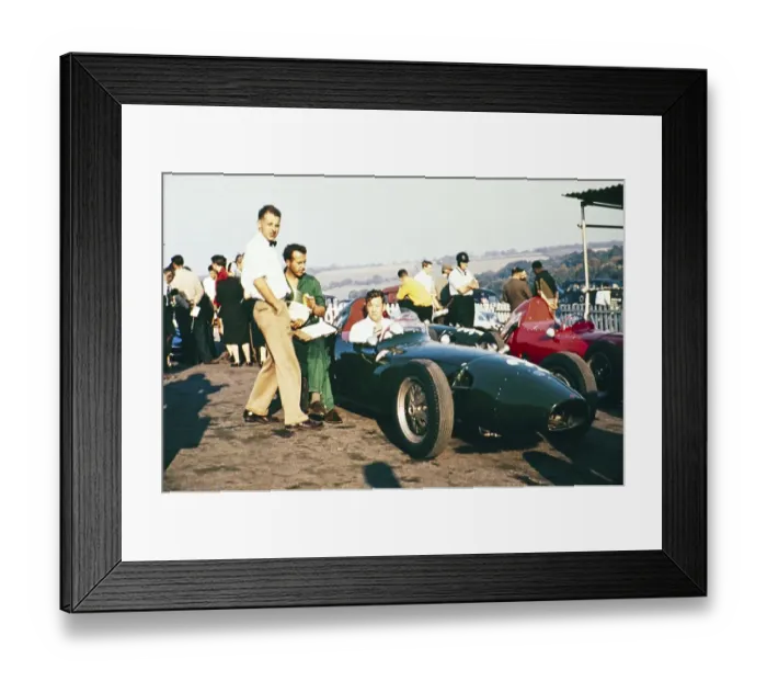 Framed Print : Presumably the driver Chris Lawrence, Brands Hatch, Elva 100 BMC Formula Junior racing car, Fitzwilliam Racing Team 4 October 1959 Framed Print : Presumably the driver Chris Lawrence, Brands Hatch, Elva 100 BMC Formula Junior racing car, Fitzwilliam Racing Team 4 October 1959