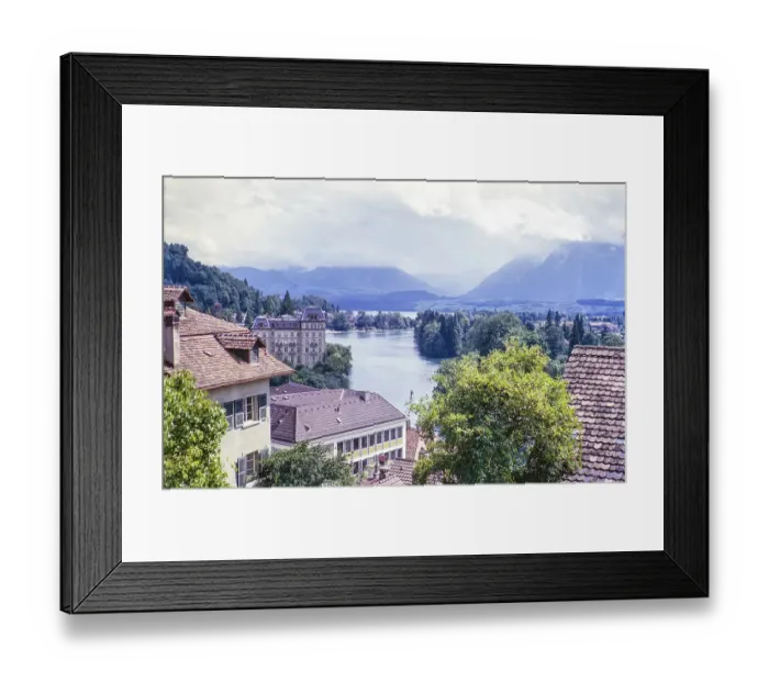 Framed Print : Historic buildings rooftops Thun, Lake Thun, Switzerland, EuropeSwitzerland, Europe 1963, Europe Framed Print : Historic buildings rooftops Thun, Lake Thun, Switzerland, EuropeSwitzerland, Europe 1963, Europe