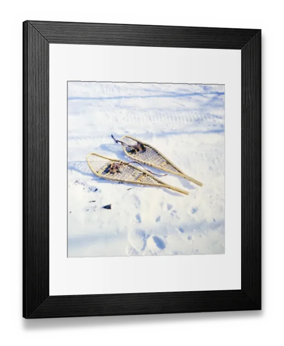 Framed Print : Ojibway community of Webequie First Nation, Eastwood Island, Northern Ontario, Canada 1978 traditional snowshoes Framed Print : Ojibway community of Webequie First Nation, Eastwood Island, Northern Ontario, Canada 1978 traditional snowshoes