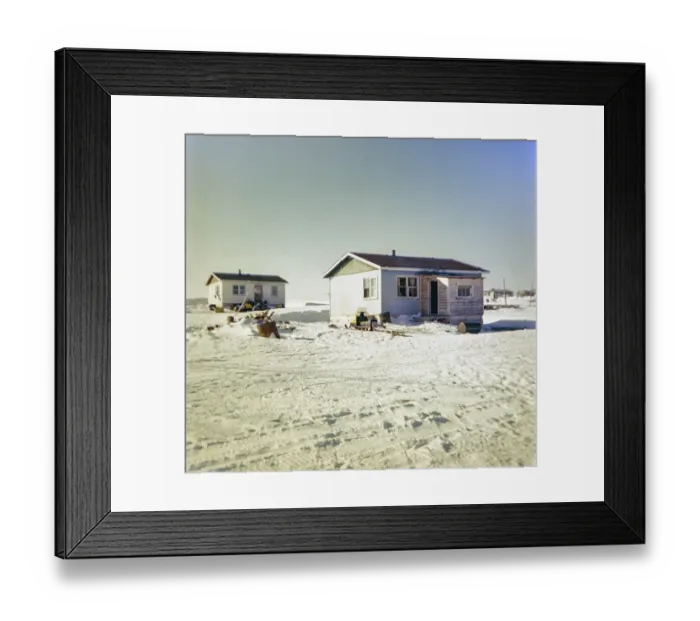 Framed Print : Ojibway Community Webequie First Nation, Eastwood Island, Northern Ontario, Canada 1978