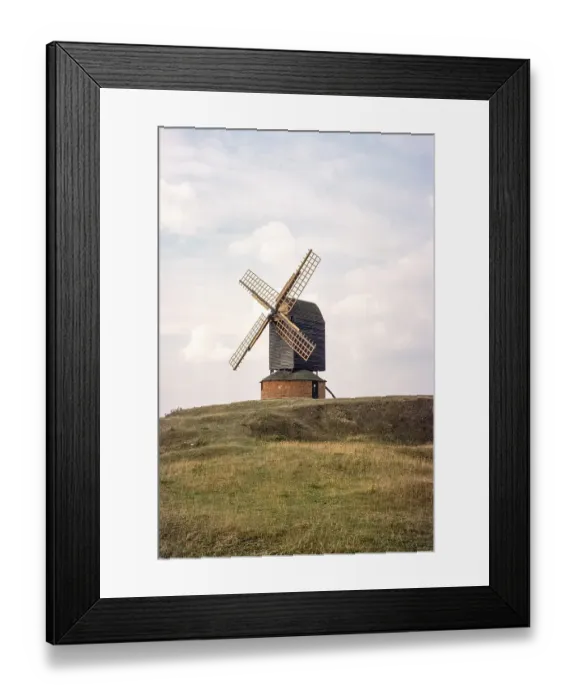 Framed Print : Postmill windmill from the 1680s, Brill Windmill, Brill, Buckinghamshire, England, Uk 1975 Framed Print : Postmill windmill from the 1680s, Brill Windmill, Brill, Buckinghamshire, England, Uk 1975
