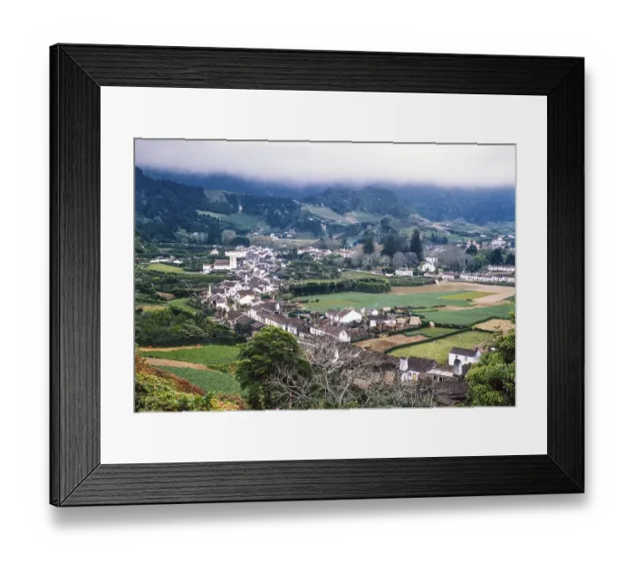Framed Print : Furnas village, Sao Miguel Island, Azores, Portugal, April 1964, Europe