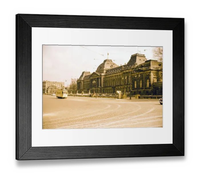 Framed Print : Royal Palace, Brussels, Belgium, Europe end of the 1950s, Europe