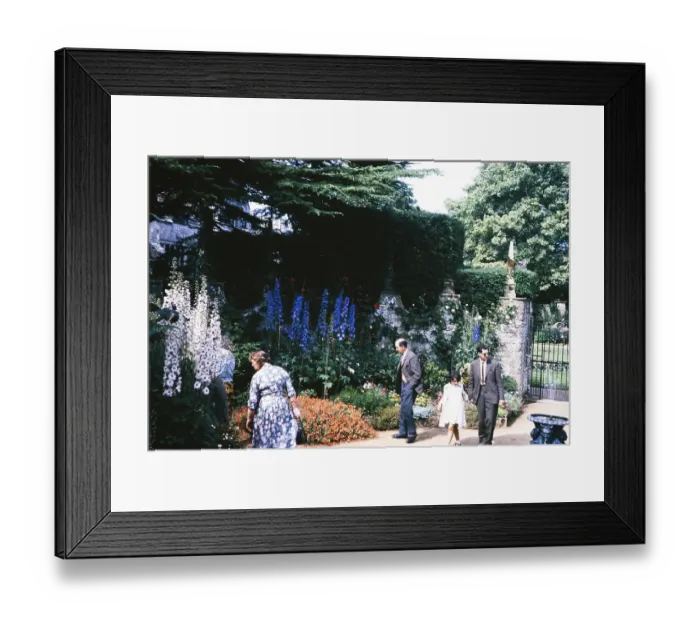 Framed Print : Gardens of Athelhampton House, Dorset, England, UK 1963 Framed Print : Gardens of Athelhampton House, Dorset, England, UK 1963
