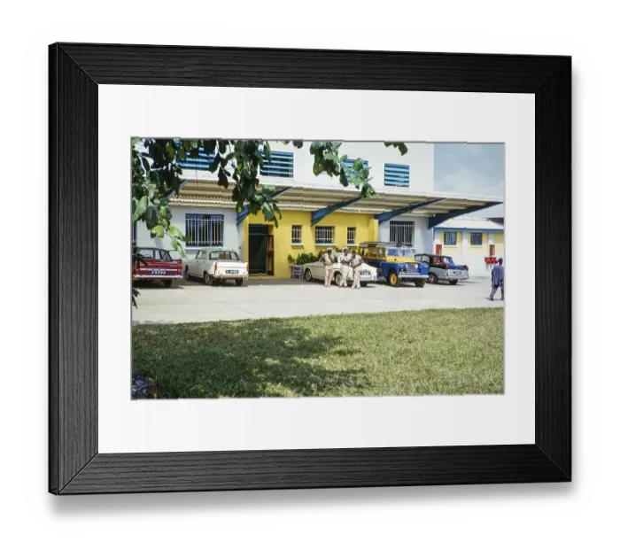 Framed Print : Aureal Tobacco Co Ltd building, Wellington Industrial Estate, Freetown, Sierra Leone, West Africa, 1963, Africa