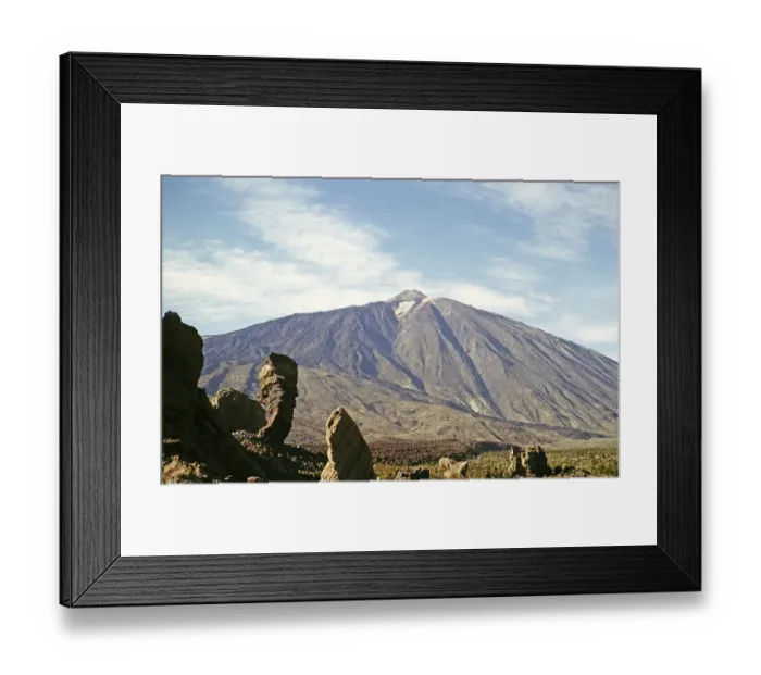 Framed Print : Roque Cinchado, Roques de Garcia, Teide National Park, Tenerife, Canary Islands, Spain 1963 Framed Print : Roque Cinchado, Roques de Garcia, Teide National Park, Tenerife, Canary Islands, Spain 1963