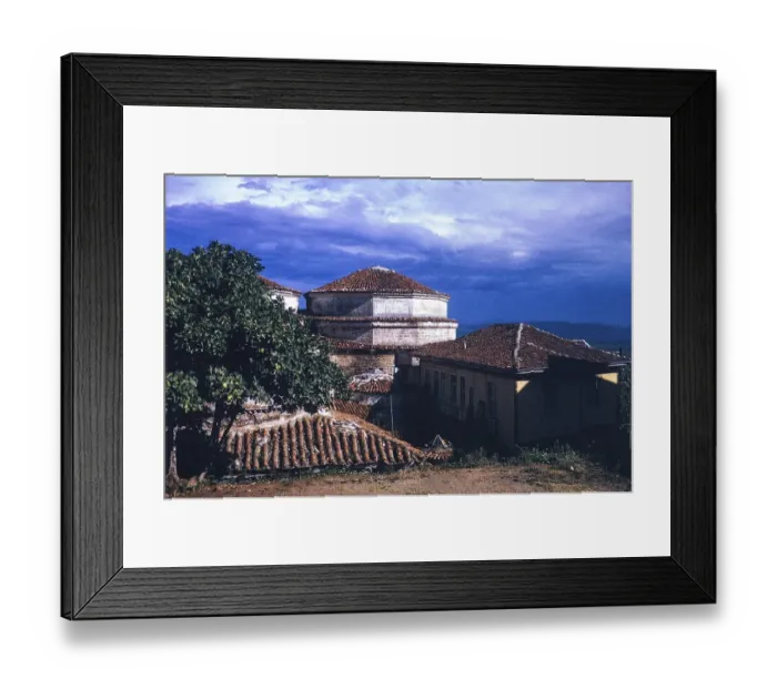 Framed Print : Hamam, Bursa, Turkey 1974