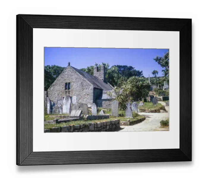 Framed Print : Church of Saint Mary, Old Town, Isles of Scilly, Isles of Scilly, Corwnall England, Uk 1975 Framed Print : Church of Saint Mary, Old Town, Isles of Scilly, Isles of Scilly, Corwnall England, Uk 1975