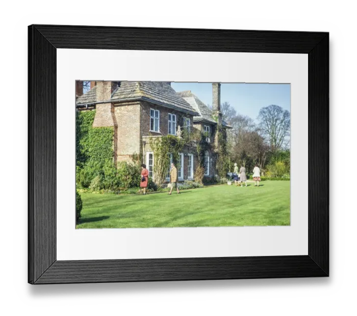 Framed Print : Pamphill Manor, Wimborne, Dorset, England, UK 1978