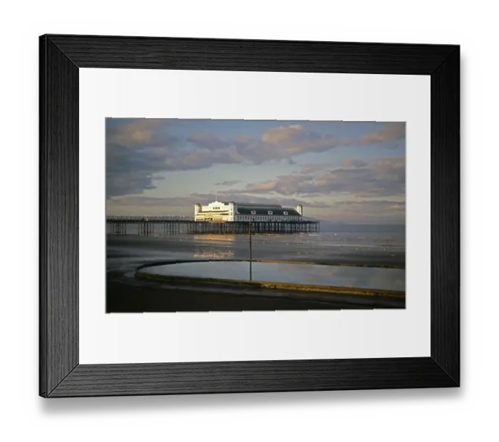 Framed Print : Pier, Weston Super Mare, Somerset, England, United Kingdom, 1985, Europe