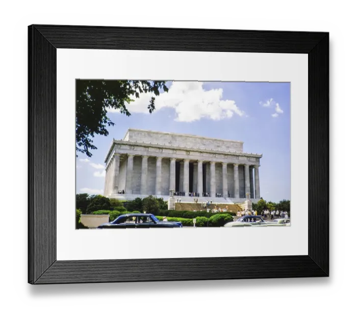 Framed Print : Building of the Lincoln Memorial, Washington DC, USA around 1953 Framed Print : Building of the Lincoln Memorial, Washington DC, USA around 1953