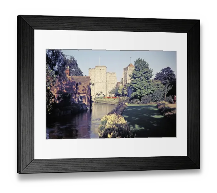 Framed Print : Medieval Westgate tower and gardens beside the River Stour, Canterbury, Kent, England, UK 1960 Framed Print : Medieval Westgate tower and gardens beside the River Stour, Canterbury, Kent, England, UK 1960
