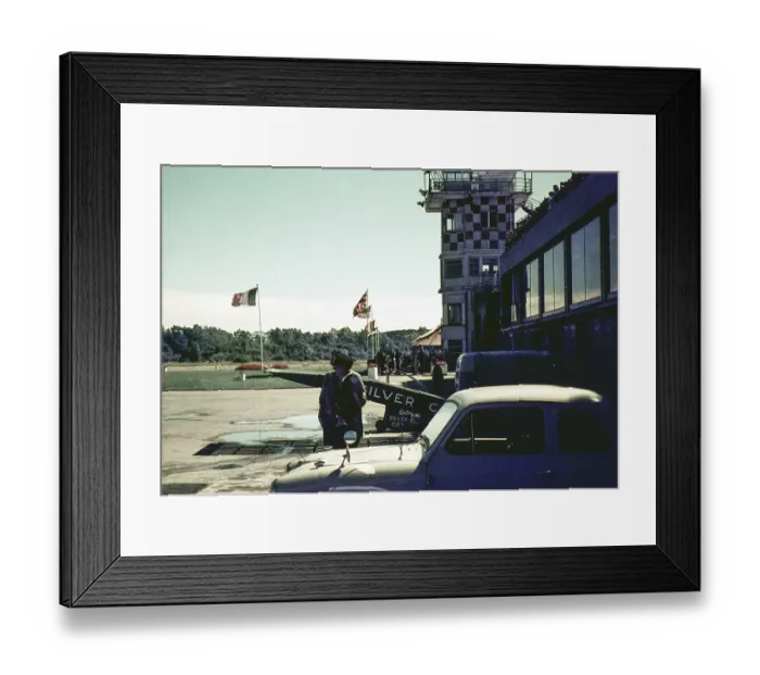 Framed Print : Silver City Airways Le Touquet control tower, France, Europe 1960, Europe