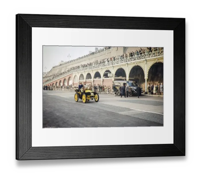 Framed Print : Wolseley car 1902, O 53, at the finish of the classic car rally from London to Brighton, 6 November 1960, Brighton, Sussex, England, UK Framed Print : Wolseley car 1902, O 53, at the finish of the classic car rally from London to Brighton, 6 November 1960, Brighton, Sussex, England, UK