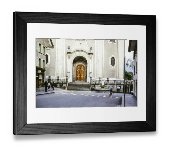 Framed Print : Subtitle: Church in Solothurn, Canton Solothurn, Switzerland, Europe 1961, Europe