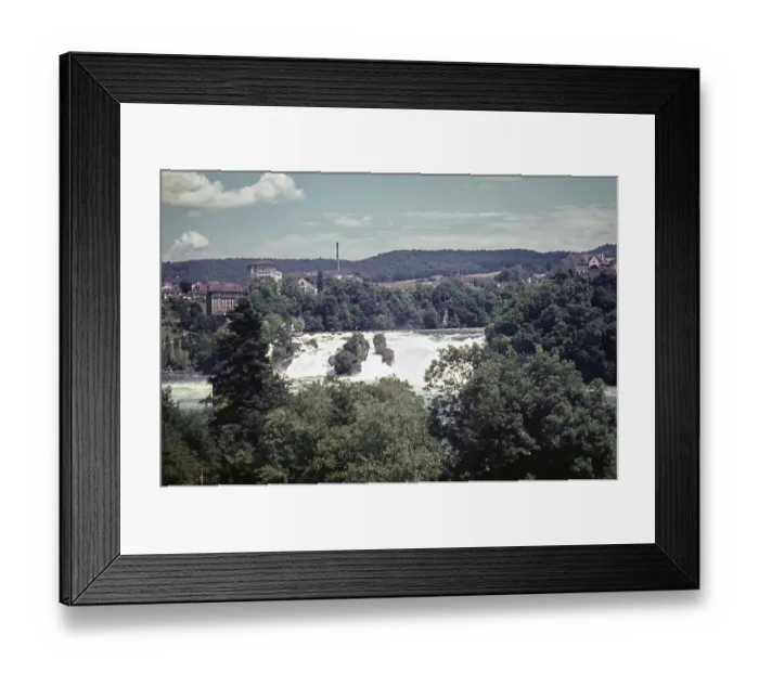 Framed Print : Rhine Falls or Rheinfalls waterfall, Neuhausen am Rheinfall, Canton Schaffhausen, Switzerland, Europe, 1959, Europe Framed Print : Rhine Falls or Rheinfalls waterfall, Neuhausen am Rheinfall, Canton Schaffhausen, Switzerland, Europe, 1959, Europe
