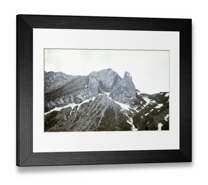 Framed Print : Heavily folded layers of sedimentary rock seen from the summit of the Pilatus railway, Switzerland, Europe. 1959, Europe Framed Print : Heavily folded layers of sedimentary rock seen from the summit of the Pilatus railway, Switzerland, Europe. 1959, Europe