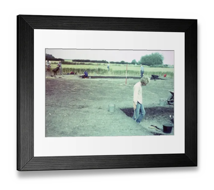 Framed Print : Unspecified location, archaeological excavation of the University of Cambridge, Cambridgeshire, England, UK 1980 Framed Print : Unspecified location, archaeological excavation of the University of Cambridge, Cambridgeshire, England, UK 1980