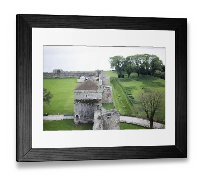 Framed Print : Walls and tower of Portchester Castle, Hampshire, England, UK 1968 Framed Print : Walls and tower of Portchester Castle, Hampshire, England, UK 1968