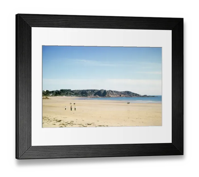 Framed Print : View of the rocky headland of the Palaeolithic site La Cotte de St Brelade, St Brelade Bay, Jersey, Channel Islands 1976, Europe Framed Print : View of the rocky headland of the Palaeolithic site La Cotte de St Brelade, St Brelade Bay, Jersey, Channel Islands 1976, Europe