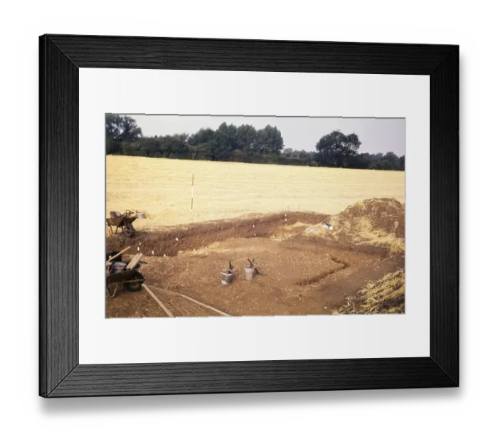 Framed Print : Archaeological site of the University of Cambridge called Great Shelford, Cambridgeshire, England, UK 1976 Framed Print : Archaeological site of the University of Cambridge called Great Shelford, Cambridgeshire, England, UK 1976