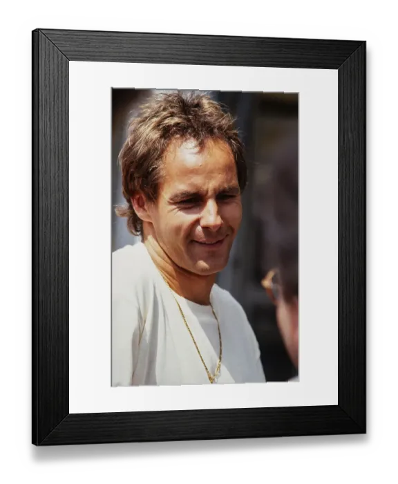 Framed Print : Racing driver Gerhard Berger, Formula 1, Scuderia Ferrari, German Grand Prix at the Hockenheimring on 29 July 1990, Germany, Europe Framed Print : Racing driver Gerhard Berger, Formula 1, Scuderia Ferrari, German Grand Prix at the Hockenheimring on 29 July 1990, Germany, Europe