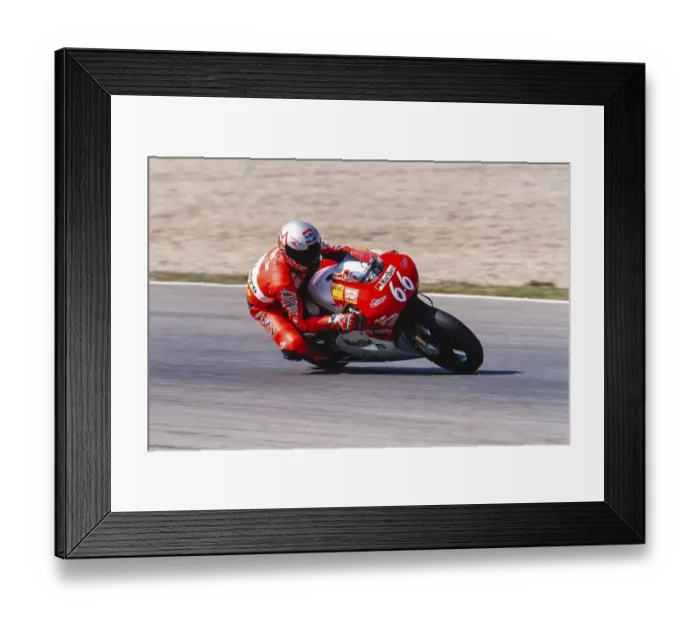 Framed Print : Motorsport, racer Alexander Hofmann (DEU), Racing Factory, Honda TSR 250 cc, Motorcycle World Championship 1999, Germany, Europe Framed Print : Motorsport, racer Alexander Hofmann (DEU), Racing Factory, Honda TSR 250 cc, Motorcycle World Championship 1999, Germany, Europe