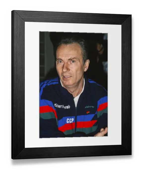 Framed Print : Handball, Anatoly Yevtushenko coach of the USSR in April 1990, Germany, Europe Framed Print : Handball, Anatoly Yevtushenko coach of the USSR in April 1990, Germany, Europe