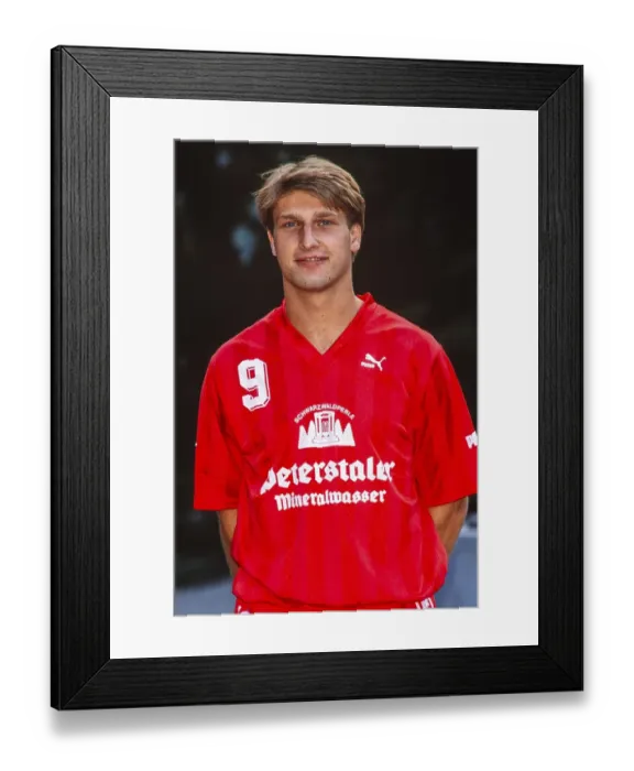 Framed Print : Handball, Bundesliga, Gabriel Kopf, TuS Schutterwald, 23 August. 1989, Germany, Europe