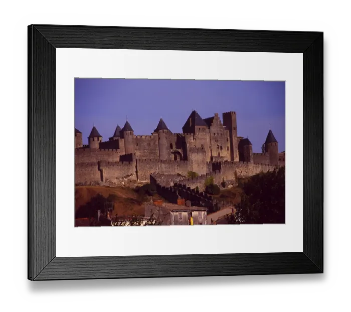 Framed Print : France: Chateau Carcassogne