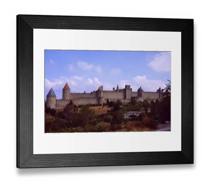 Framed Print : Sued-Frankreich: Fort Carcassoge Framed Print : Sued-Frankreich: Fort Carcassoge