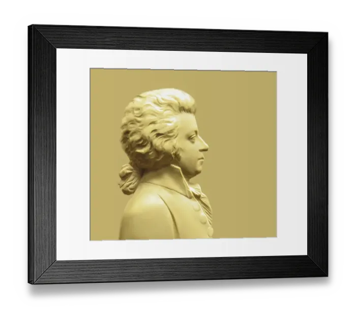 Framed Print : Wolfgang Amadeus Mozart, 1756 - 1791, composer of classical music, First Viennese School, digitally edited after a figure by Posch Framed Print : Wolfgang Amadeus Mozart, 1756 - 1791, composer of classical music, First Viennese School, digitally edited after a figure by Posch