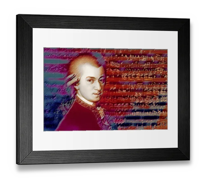 Framed Print : Wolfgang Amadeus Mozart, 1756 - 1791, composer of classical music, First Viennese School, notesheet from Allegro and Andante, Fantasy in F minor for mechanical organ, KV 608, 1791, digitally edited Framed Print : Wolfgang Amadeus Mozart, 1756 - 1791, composer of classical music, First Viennese School, notesheet from Allegro and Andante, Fantasy in F minor for mechanical organ, KV 608, 1791, digitally edited